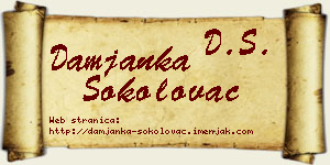 Damjanka Sokolovac vizit kartica